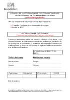 Formulaire prélèvement automatique